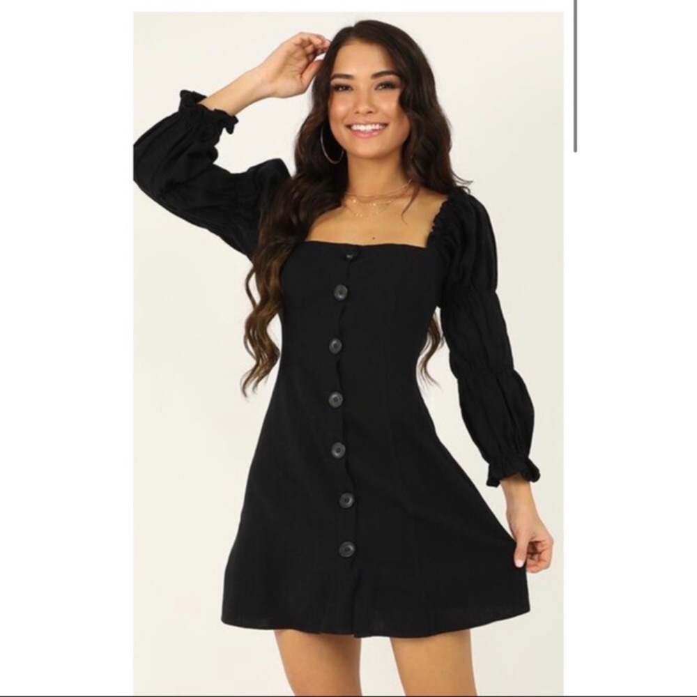 NWT Showpo Black Dress